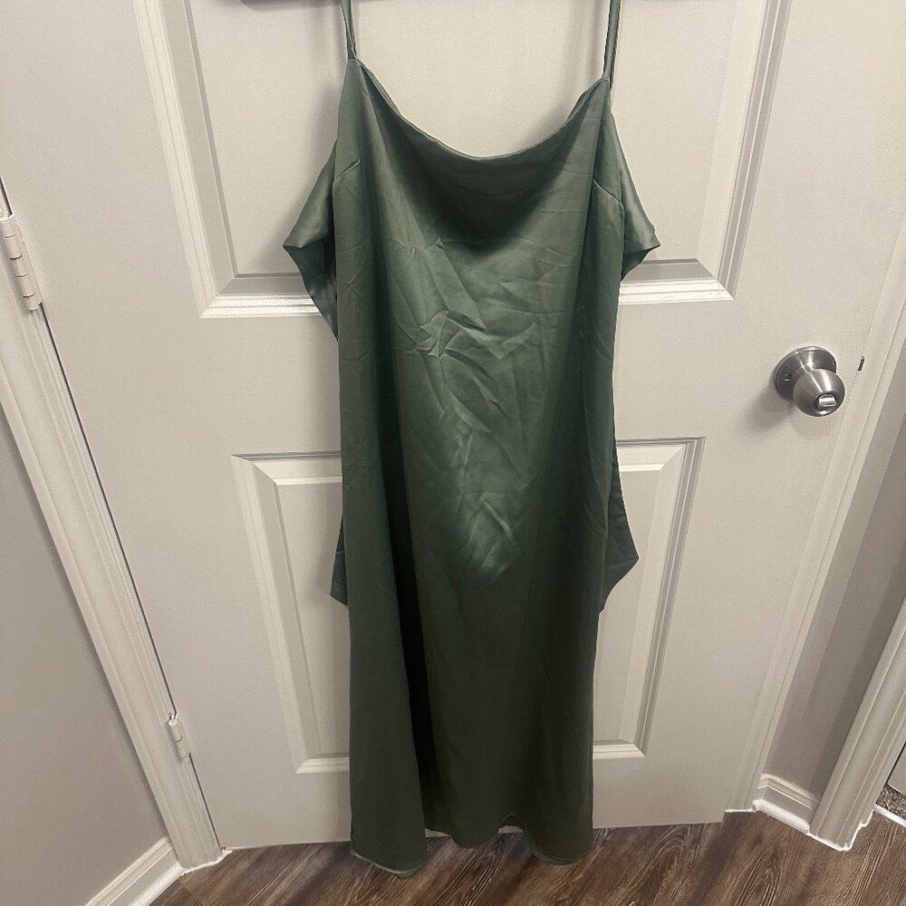 Formal Olive Green Dress